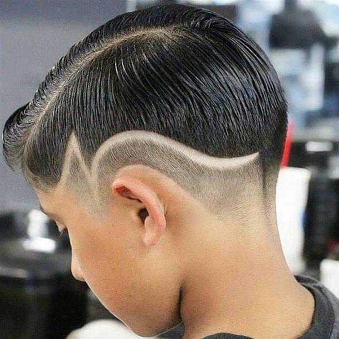 corte de cabelo infantil masculino com desenho