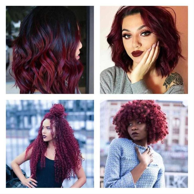 Cabelo Marsala 2020: 30 fotos para você se inspirar - Cortes de Cabelo 2020