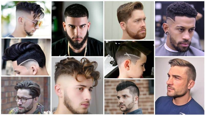 cortes de cabelo moicano degradê com listra 2020 - cortes de cabelo  masculino moicano degrade 2020 