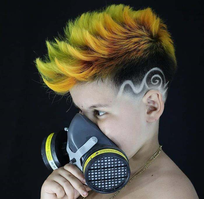 corte de cabelo masculino infantil estiloso