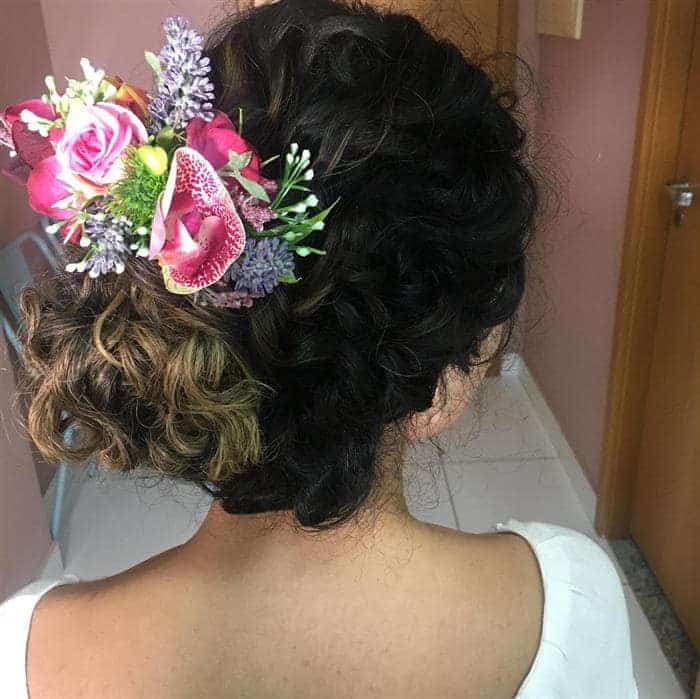 penteados para ir ao casamento