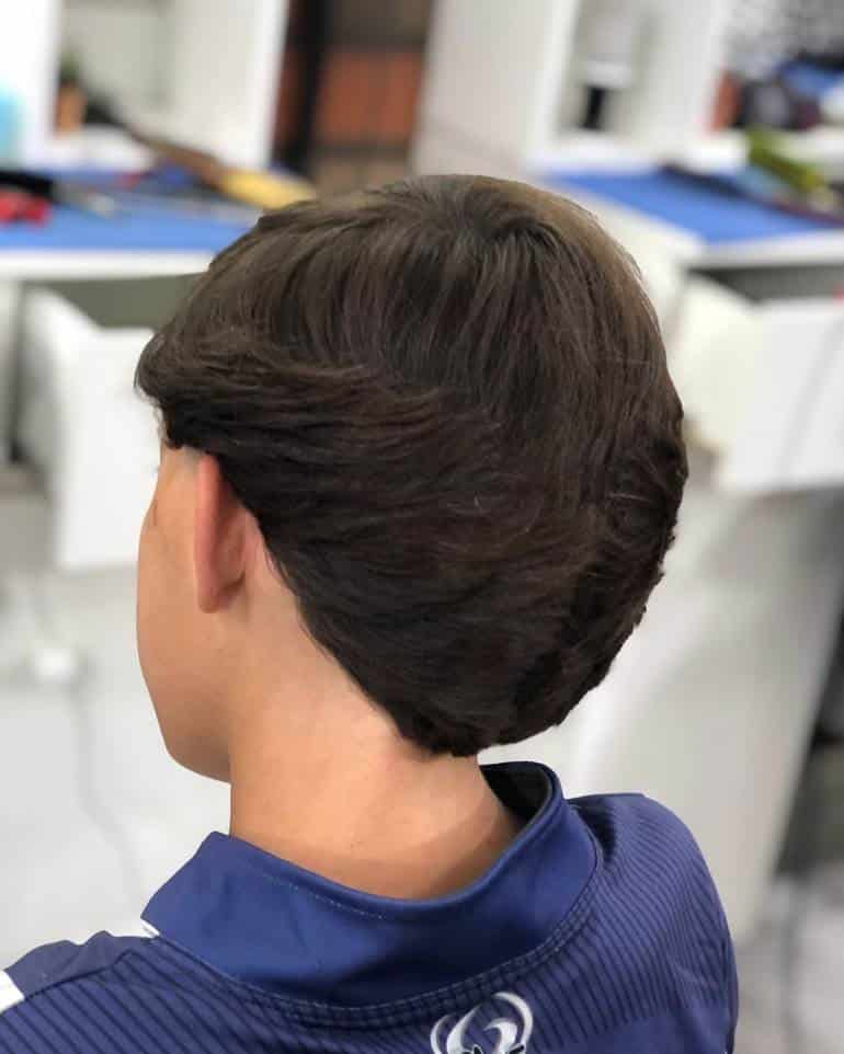 Corte masculino infantil repicado