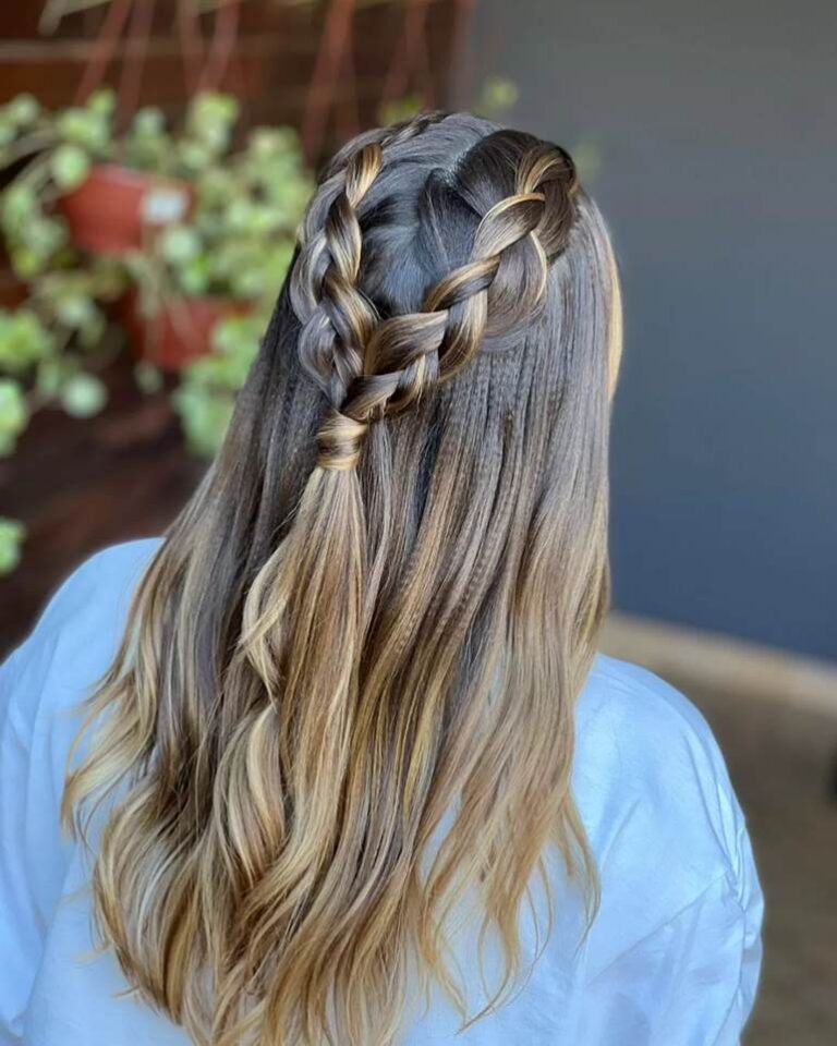 Penteado solto com trança: lateral, solto, curto e dia a dia - Cortes ...