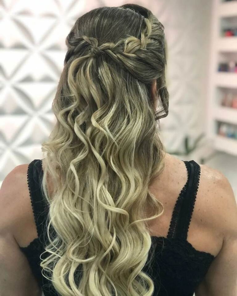 Penteado solto com trança: lateral, solto, curto e dia a dia - Cortes ...