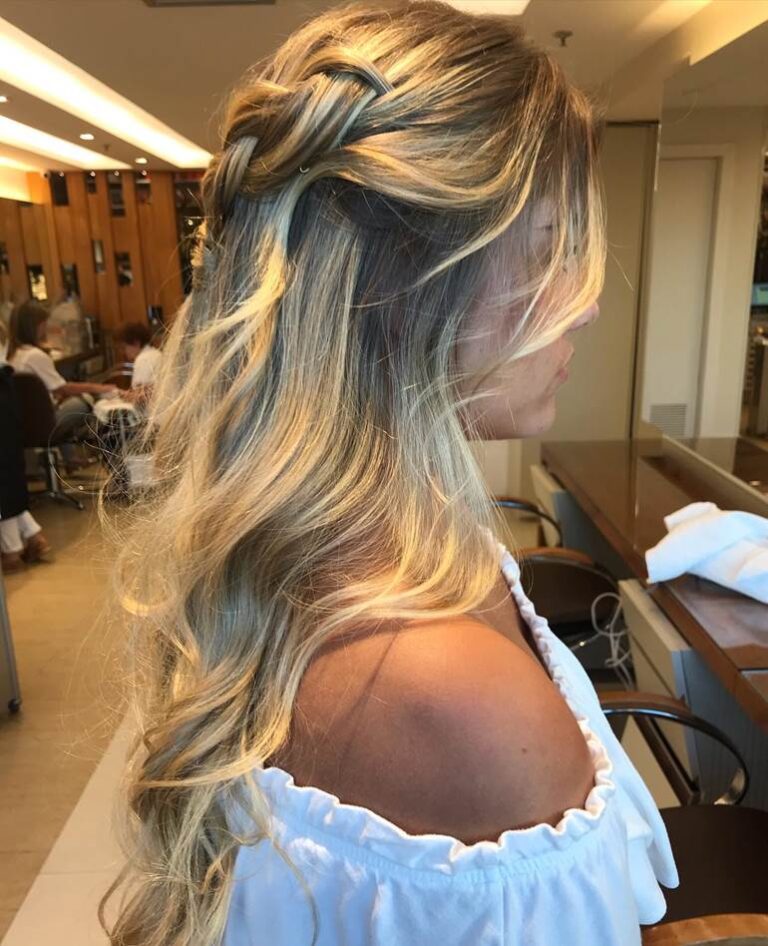 Penteado solto com trança: lateral, solto, curto e dia a dia - Cortes ...