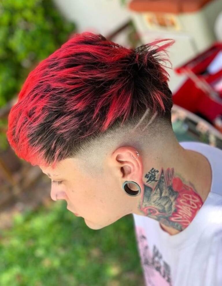 Cabelo vermelho masculino: curto, longo, degradê, com luzes - Cortes de ...