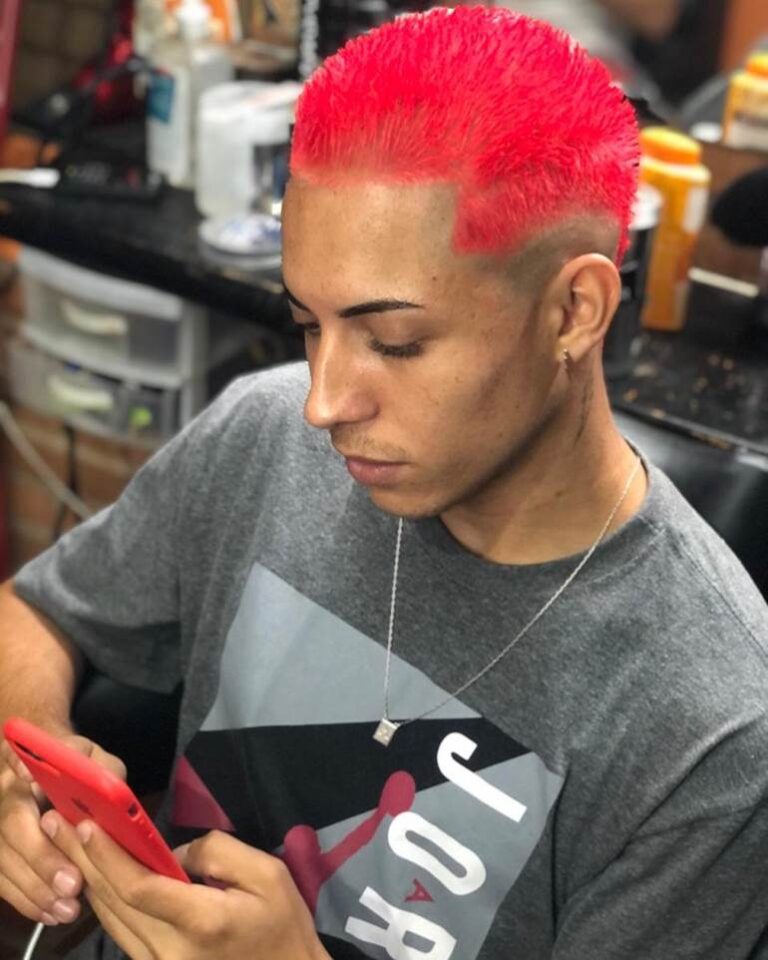 Cabelo vermelho masculino: curto, longo, degradê, com luzes - Cortes de ...